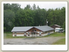 Small town along the train route