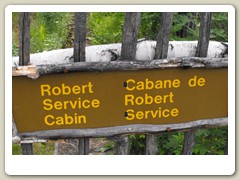 Robert Service cabin in Dawson City, Yukon