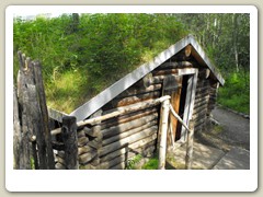 Robert Service cabin in Dawson City, Yukon