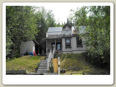 Robert Service cabin in Dawson City, Yukon