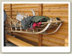Hand-built sled