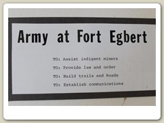 Fort Egbert remains just outside town
