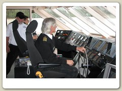 Captain at the helm