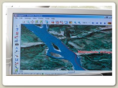 Color-enhanced digital map