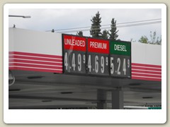 Gas was $4.50 a gallon