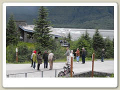 Picture taken up above the visitor's center