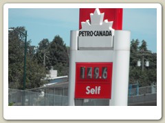 Gas was $1.49 a liter