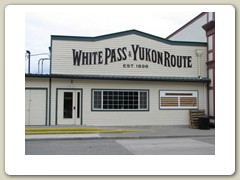 Railway station in Skagway