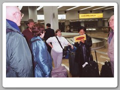 Arrival at Beijing airport