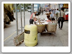 Typical Hong Kong street in Kowloon