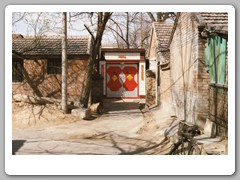 Walking down a local street