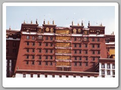 Potala Palace as we walked through the complex