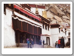 Potala Palace as we walked through the complex
