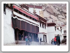 Potala Palace as we walked through the complex