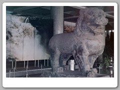 Restored pieces in museum