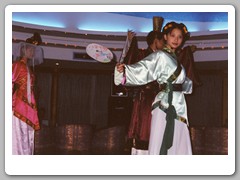 First night's entertainment by the crew