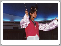 First night's entertainment by the crew