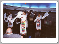 First night's entertainment by the crew