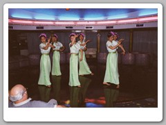 First night's entertainment by the crew