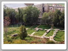 Outline of the basilica buildings