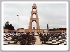 Turkish war memorial by the museum