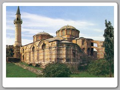 St. Saviour in Chora know for Byzantine art and New Testament mosaics and frescoes