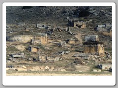Aediclue tombs in the large necropolis of Hierapolis